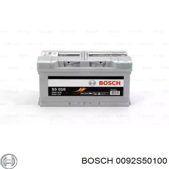 Аккумулятор Bosch S5 Silver Plus 85 А/ч 12 В B13 0092S50100