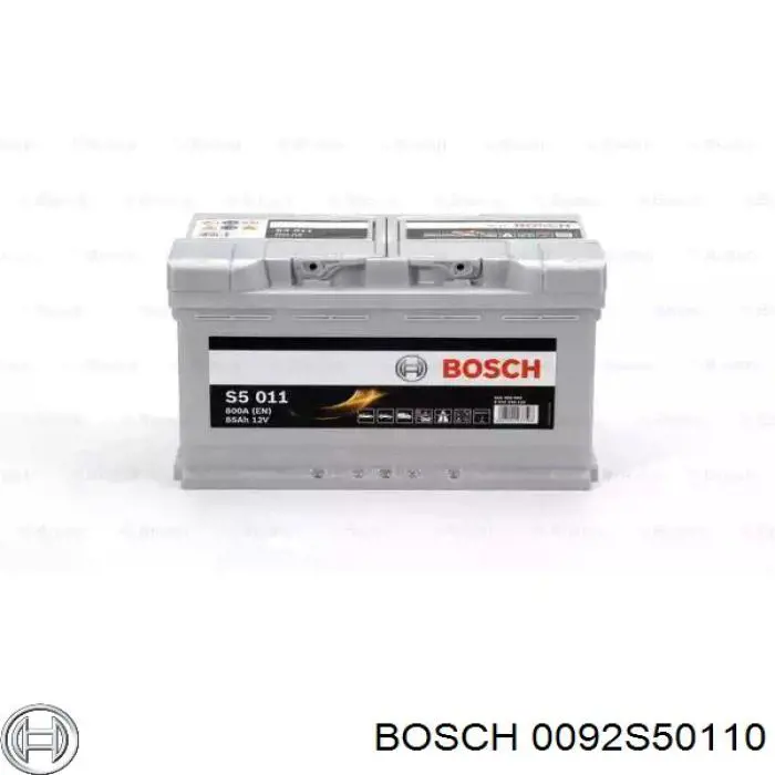 Аккумулятор Bosch S5 Silver Plus 85 А/ч 12 В B13 0092S50110
