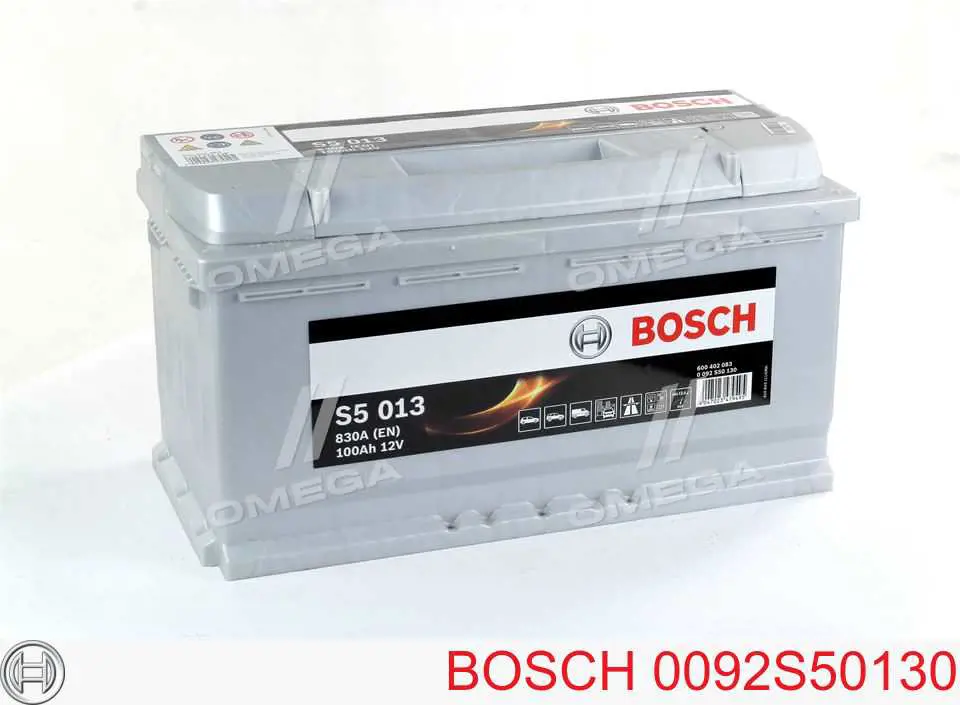 Аккумулятор Bosch S5 Silver Plus 100 А/ч 12 В B13 0092S50130