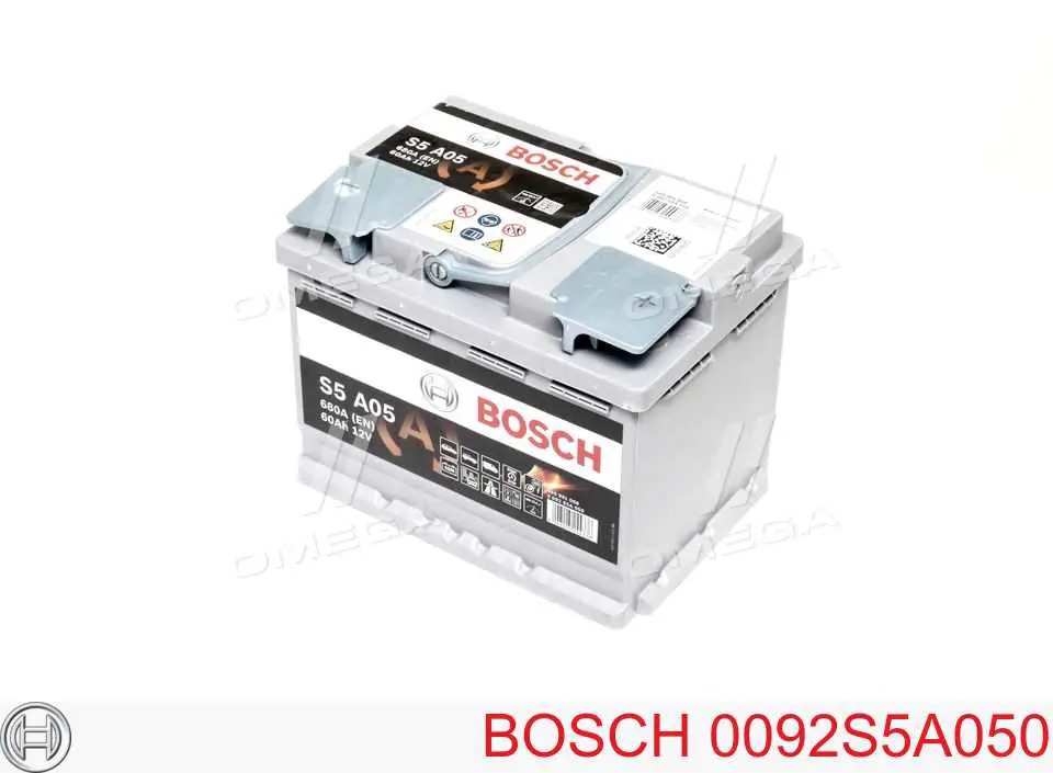 Аккумулятор Bosch 60 А/ч 12 В B13 0092S5A050