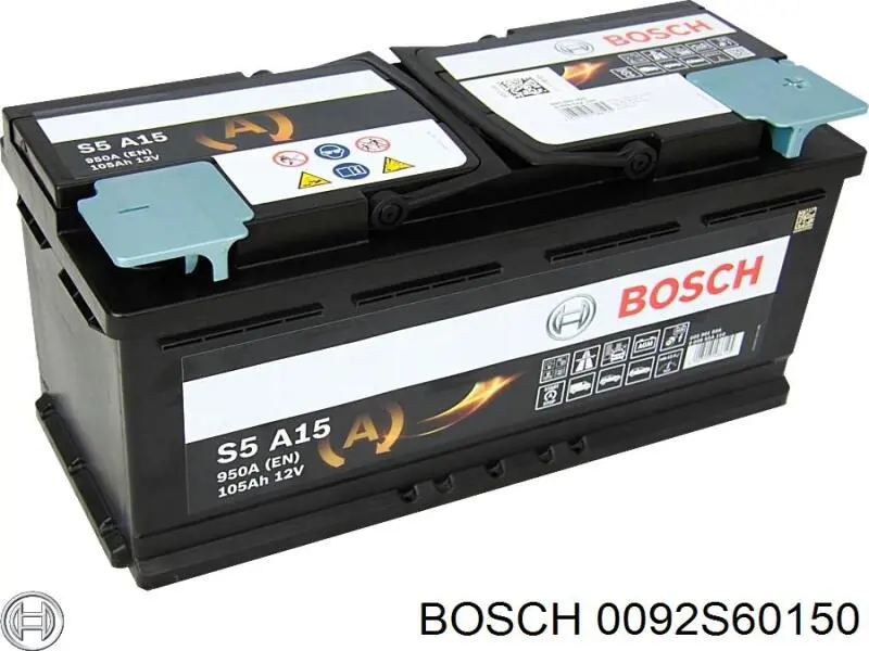 Аккумулятор Bosch 105 А/ч 12 В B13 0092S60150