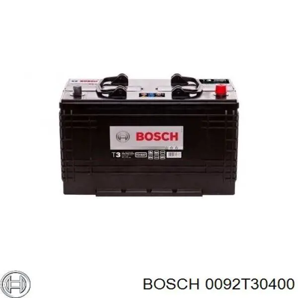 Аккумулятор автомобильный Bosch 0092T30400 цена, от 108.41 USD