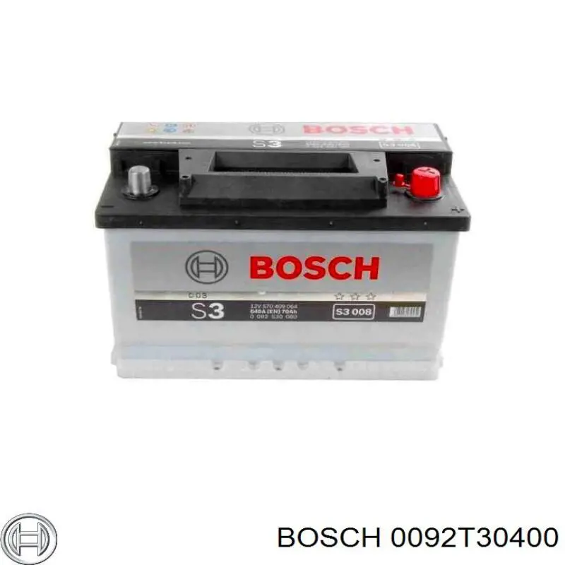 Купить 0092T30400 Bosch Батарея аккумуляторная