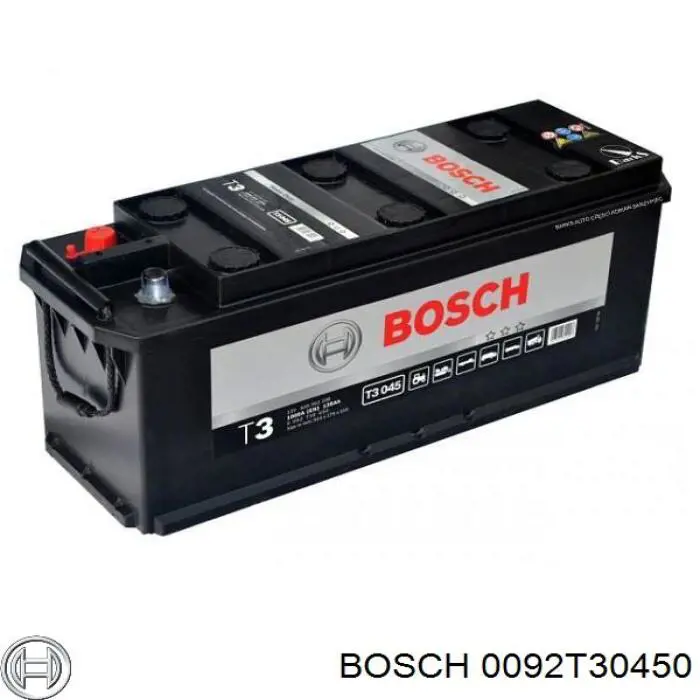 Аккумуляторная батарея (АКБ) BOSCH 0092T30450