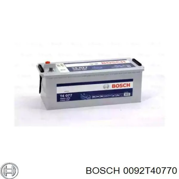 Аккумулятор Bosch T4 170 А/ч 12 В B00 0092T40770