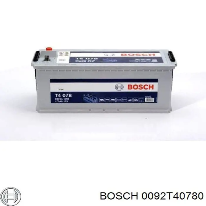 Аккумулятор автомобильный Bosch 0092T40780 цена, от 278.42 USD