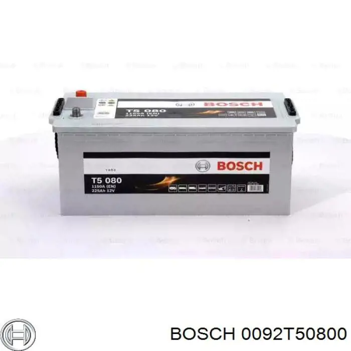Аккумулятор Bosch T5 225 А/ч 12 В B00 0092T50800