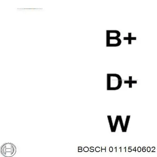 0111540602 Bosch Генератор автомобильный