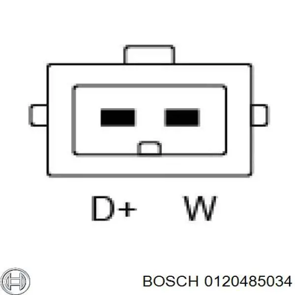 0120485034 Bosch Генератор автомобильный