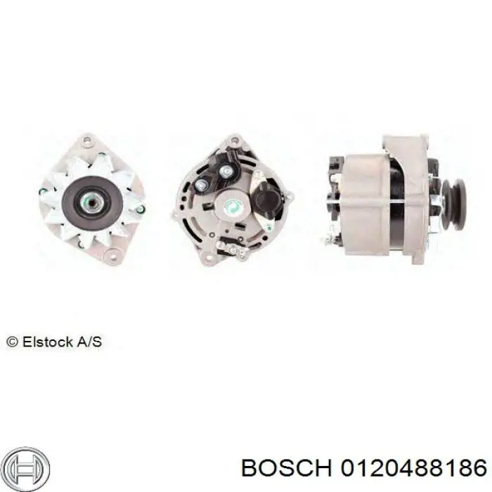Автомобильный генератор Bosch 0120488186 цена, от 130.42 USD