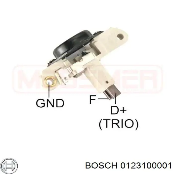 0123100001 Bosch Генератор автомобильный