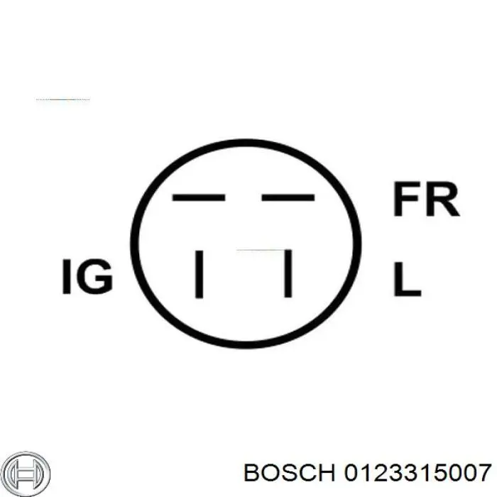 0123315007 Bosch Генератор автомобильный