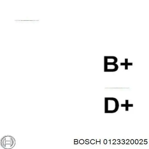 0123320025 Bosch Генератор автомобильный