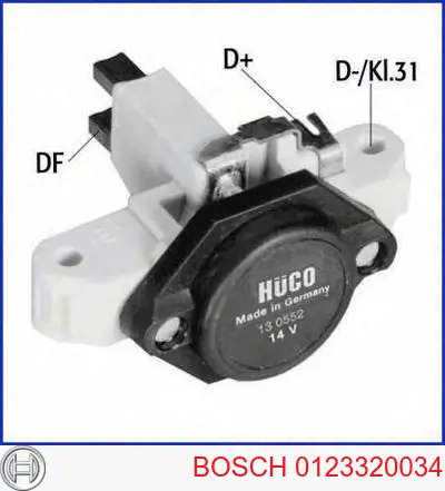 0123320034 Bosch генератор