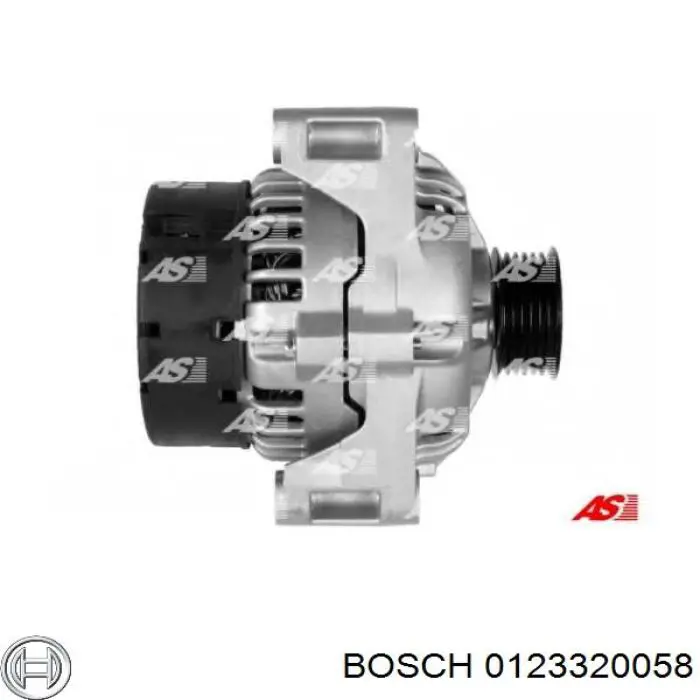 Alternador 0123320058 Bosch