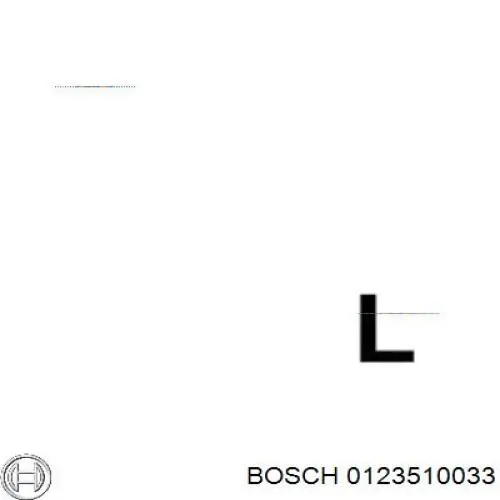 0123510033 Bosch генератор