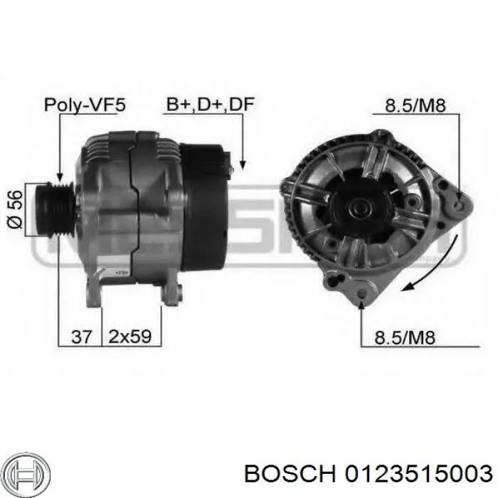 Купить 0123515003 Bosch Генератор