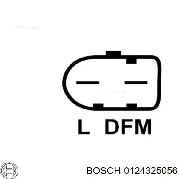 Генератор автомобиля Bosch 0124325056