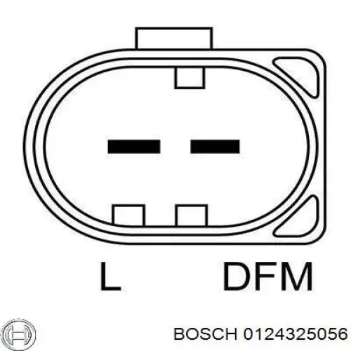 0124325056 Bosch Генератор автомобильный