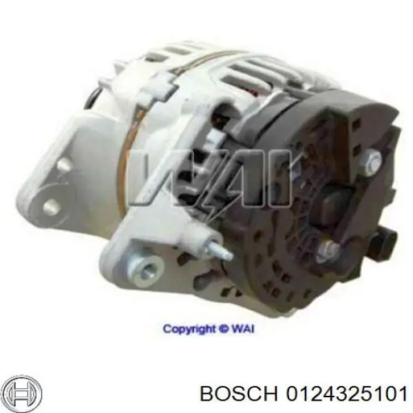 Автомобильный генератор Bosch 0124325101 цена, от 42.18 USD