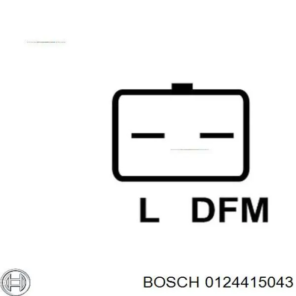 Автомобильный генератор Bosch 0124415043 цена, от 132.64 USD