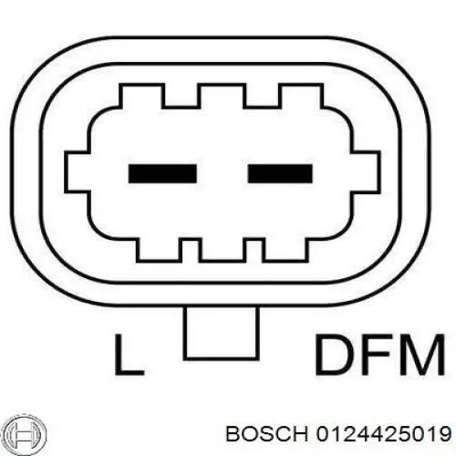 Генератор 0124425019 Bosch