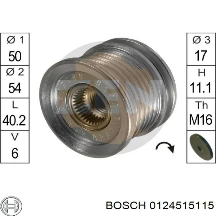 CAL10297AS Casco Генератор автомобильный