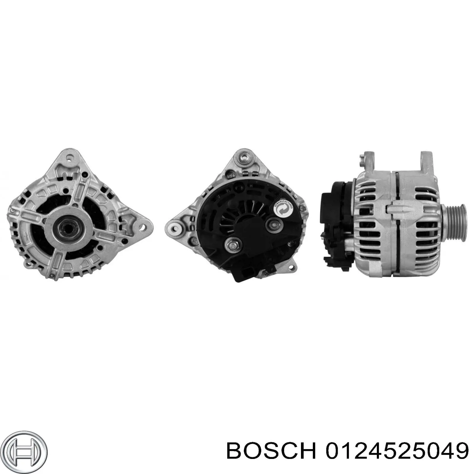 Автомобильный генератор Bosch 0124525049 цена, от 156.69 USD