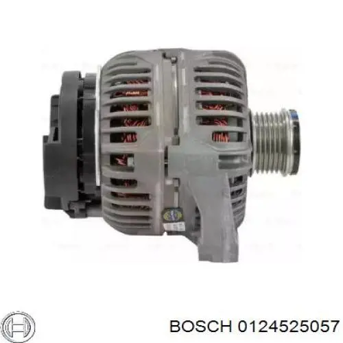 Alternador 0124525057 Bosch