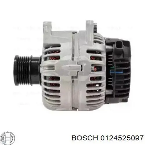 Alternador 0124525097 Bosch