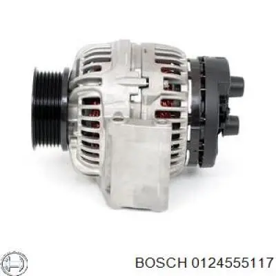 Alternador 0124555117 Bosch
