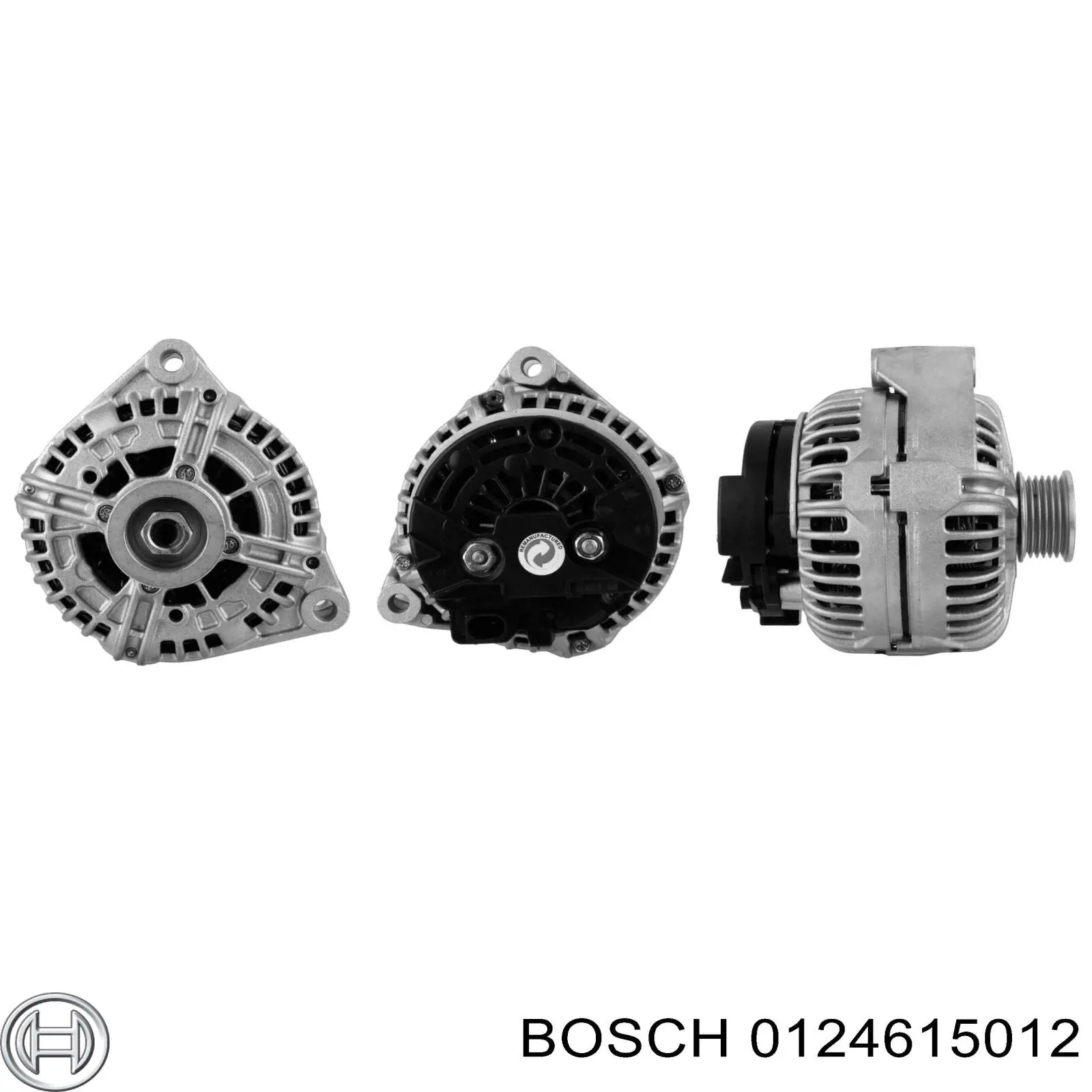 Генератор 0124615012 Bosch