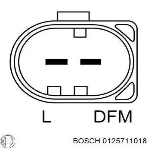 Генератор 0125711018 Bosch