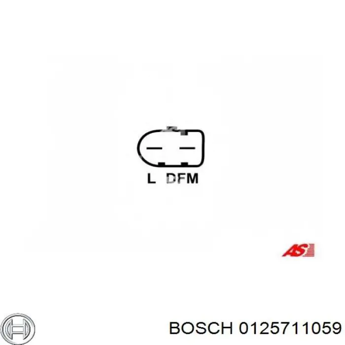 Автомобильный генератор Bosch 0125711059 цена, от 101.24 USD