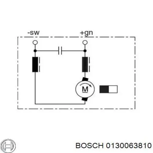 Мотор вентилятора печки (отопителя салона) Bosch 0130063810 цена, от 152.01 USD