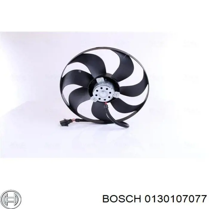 Ventilador (rodete +motor) refrigeración del motor con electromotor completo 0130107077 Bosch