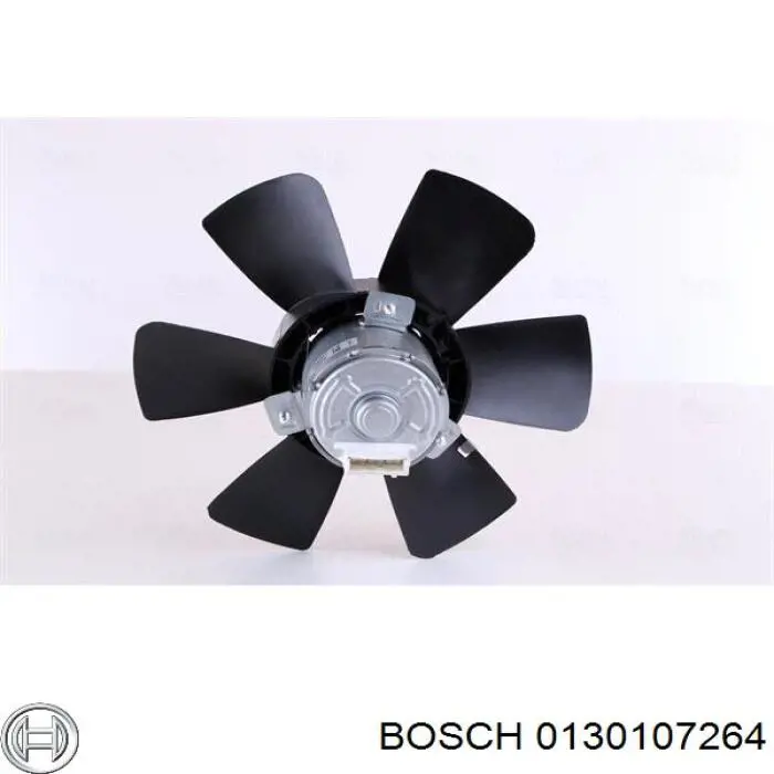 Электровентилятор охлаждения в сборе (мотор+крыльчатка) правый Bosch 0130107264
