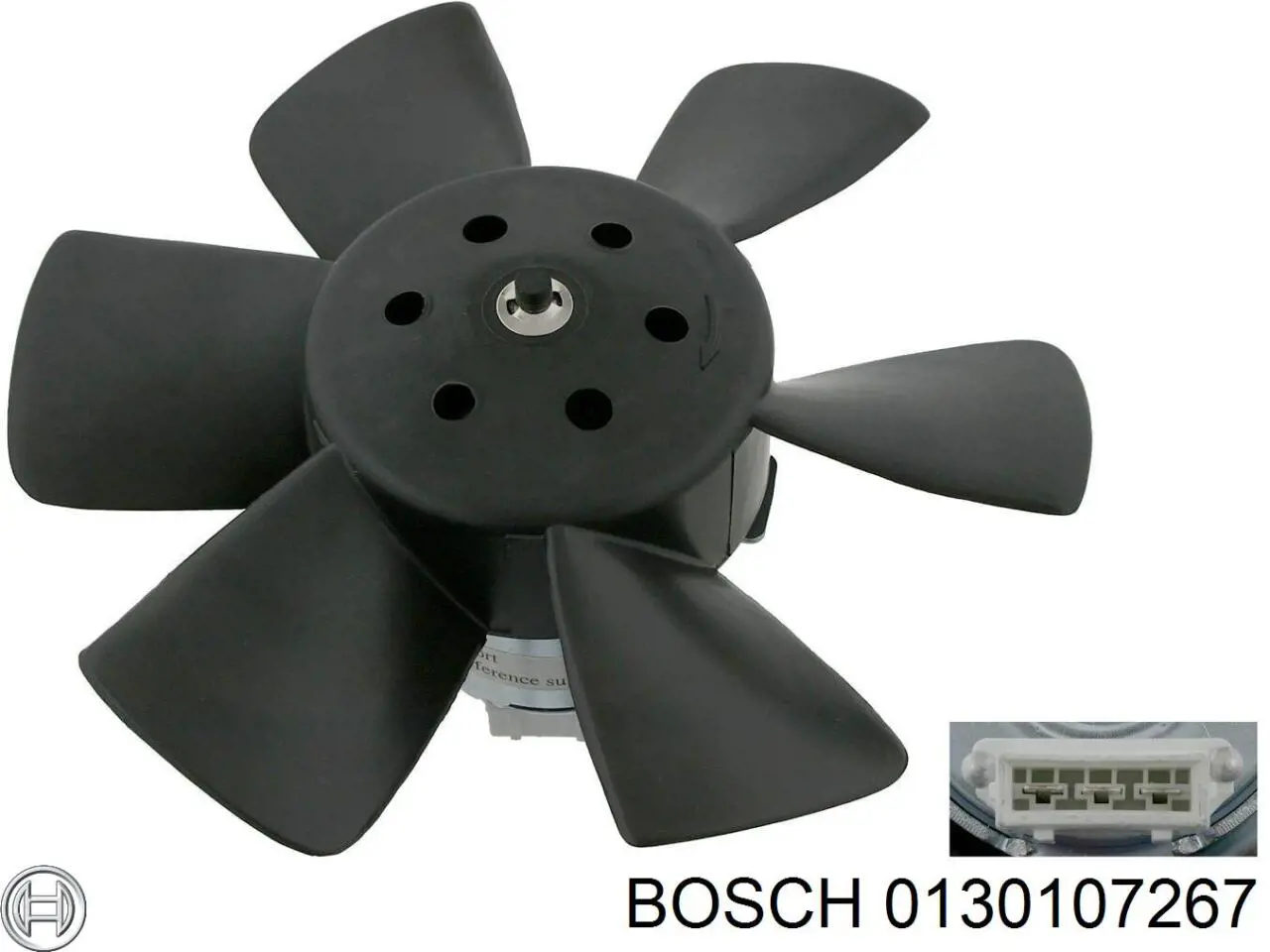 Ventilador (rodete +motor) refrigeración del motor con electromotor completo 0130107267 Bosch