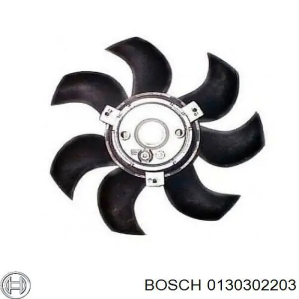 Ventilador (rodete +motor) refrigeración del motor con electromotor completo 0130302203 Bosch
