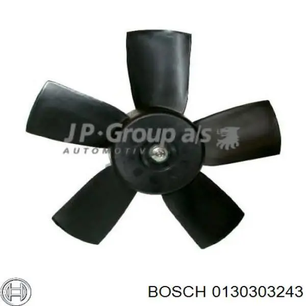 Электровентилятор охлаждения в сборе (мотор+крыльчатка) Bosch 0130303243