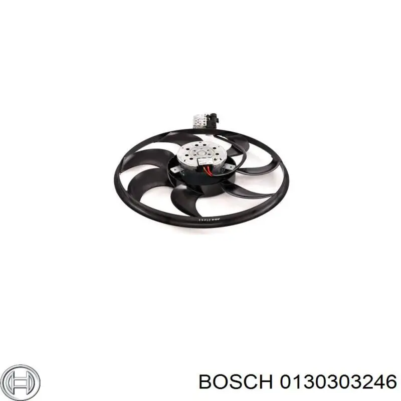 Диффузор радиатора охлаждения в сборе с мотором и крыльчаткой Bosch 0130303246 цена, от 50.62 USD