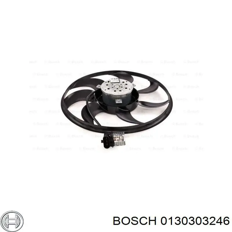 Купить 0130303246 Bosch Диффузор вентилятора в сборе с мотором и крыльчаткой