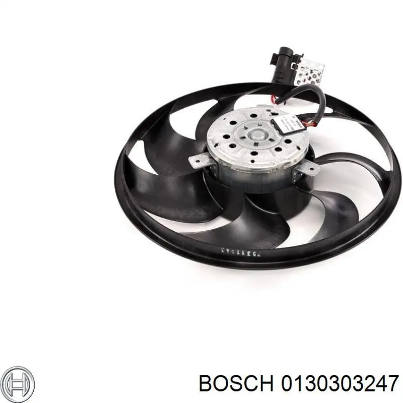 0130303247 Bosch Вентилятор радиатора