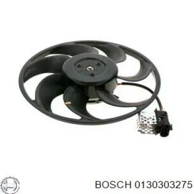 0130303275 Bosch электровентилятор охлаждения в сборе (мотор+крыльчатка)