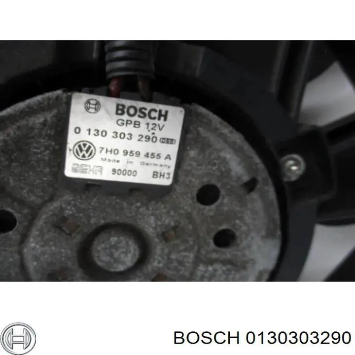 Электровентилятор охлаждения в сборе Bosch 0130303290 цена, от 61.00 USD