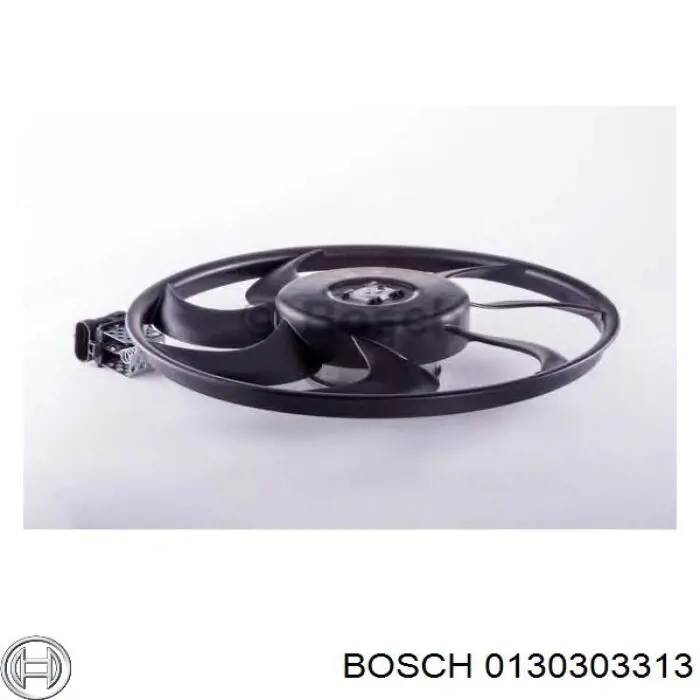 0130303313 Bosch ventilador elétrico de esfriamento montado (motor + roda de aletas)
