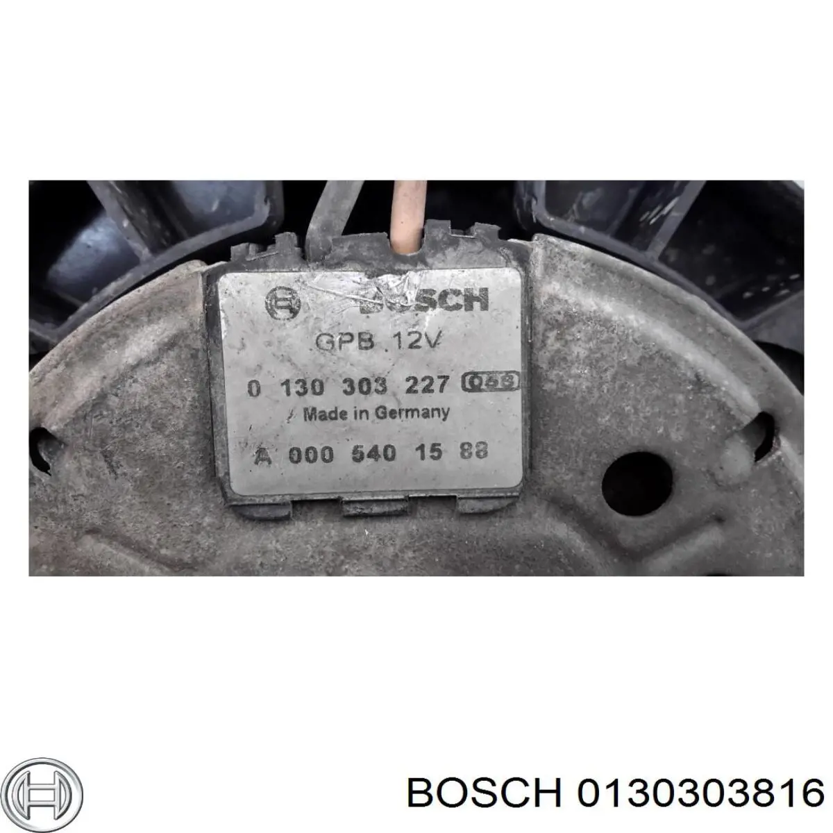 Диффузор радиатора кондиционера, в сборе с крыльчаткой и мотором Bosch 0130303816 цена, от 63.27 USD