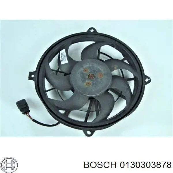 Купить 0130303878 Bosch Электровентилятор охлаждения в сборе (мотор+крыльчатка)