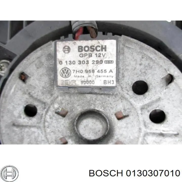 Купить 0130307010 Bosch Электровентилятор охлаждения в сборе (мотор+крыльчатка)
