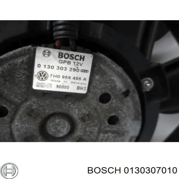 Электровентилятор охлаждения 0130307010 Bosch